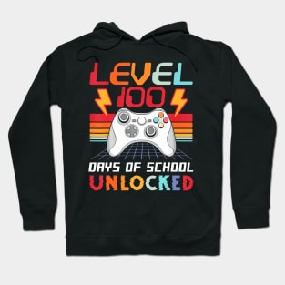 100Th Day Video Gamer 100 Days Of School Unlocked Hoodie